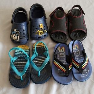 Little boys size 9/10 summer shoes